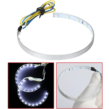 

2pcs Car 15-LED Devil Eyes Demon Eye Light For Auto 3" Headlight Projector Lens Ring Car-styling