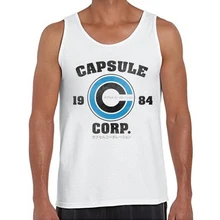 Модный чехол Capsule Corp. печатных мужские майки новая забавная Мужская футболка с О-образным вырезом Повседневное Замечательная жилетка