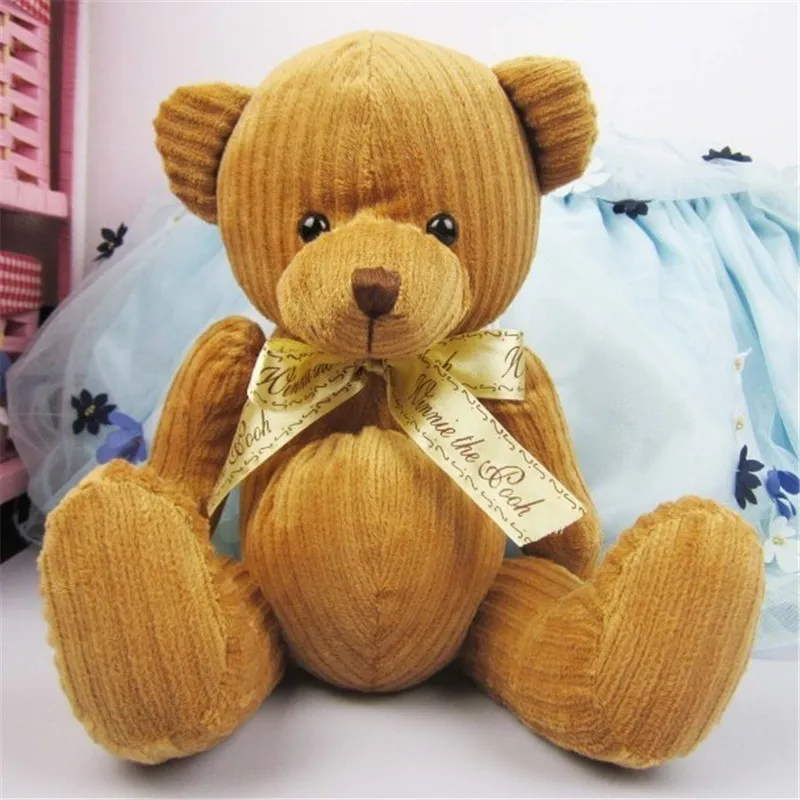 Stuffed teddy bear towel material plush dolls sitting size 20cm for personality hotel boys and
