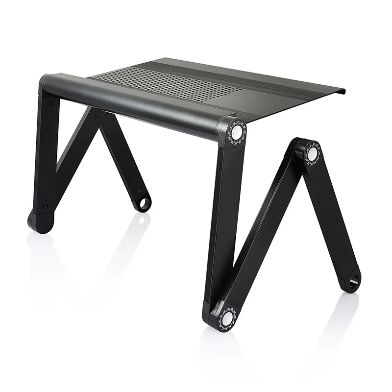 2 Colors Computer Desks Portable Adjustable Foldable Laptop Notebook Lap PC Folding Desk Table Vented Stand Bed Tray Wholesale