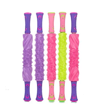

Plastic Spiky Ball Body Muscle Roller Massage Stick