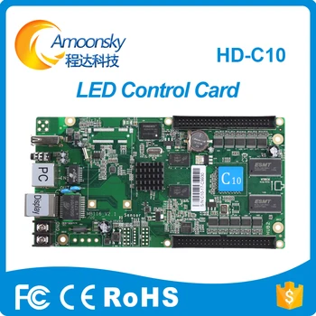 Módulo de pantalla led rgb p10, tarjeta de control a todo color hd c10