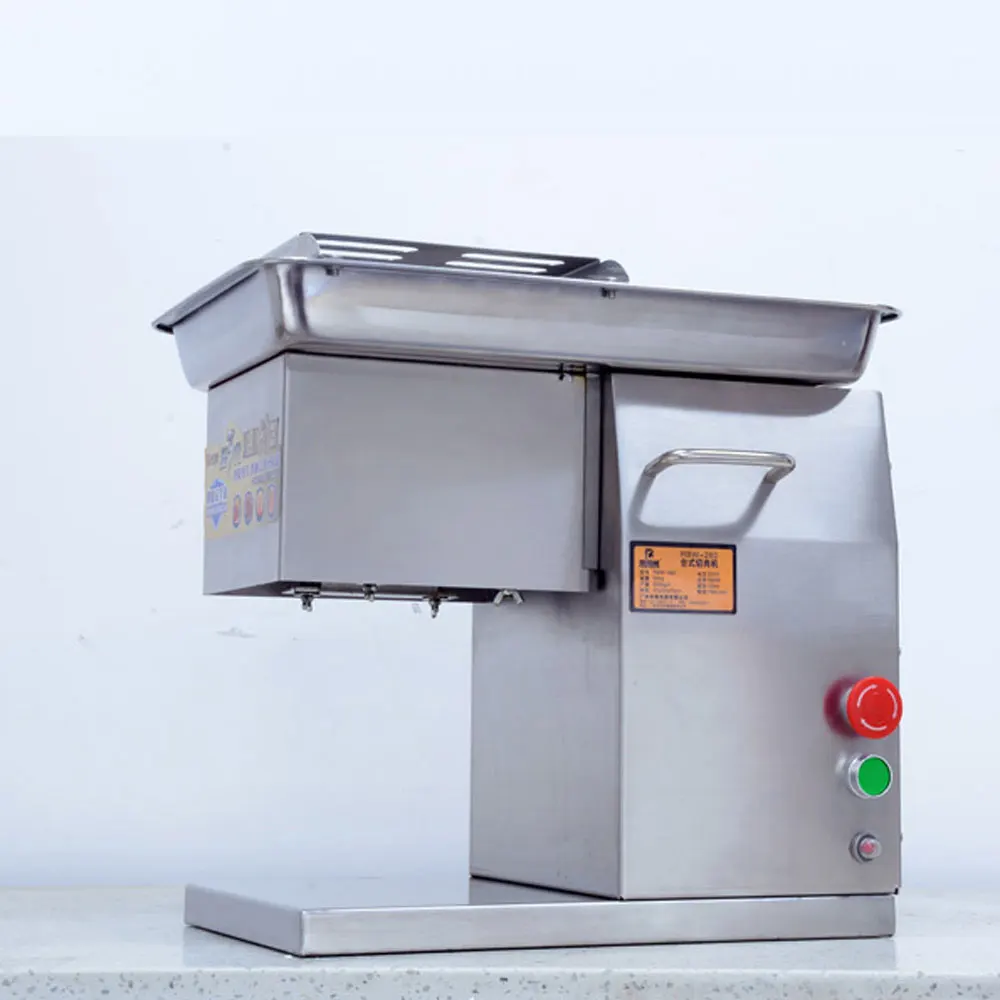 

250kg/hour 220V/110V Electric Commercial Meat Slicer Stainless steel Meat Cutting Machine Meat Grinder Customized 1.8-20mm Thick