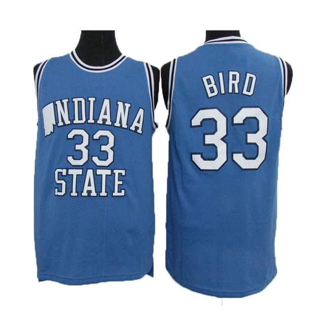 

Larry Bird Jersey 33 High School Indiana College Basketball Jersey Throwback Sport Shirt All stitched