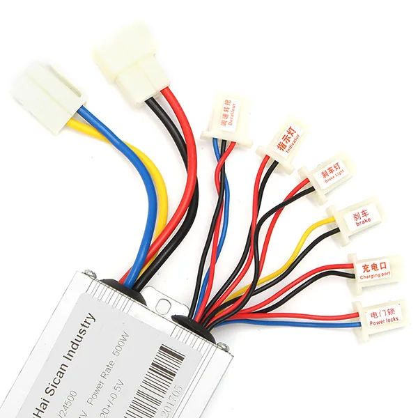 Высокое качество 24V 500W мотор щетка Скорость контроллер электрический велосипед горный велосипед Скутер