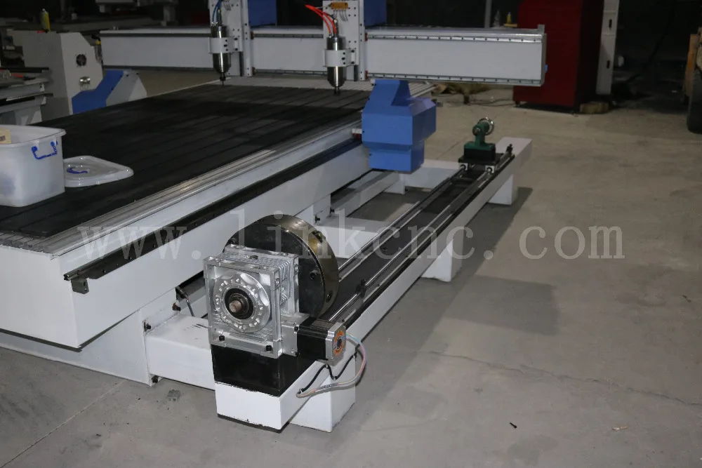 Хорошая цена двойной процесс фрезерный станок с ЧПУ для деревообработки/ось