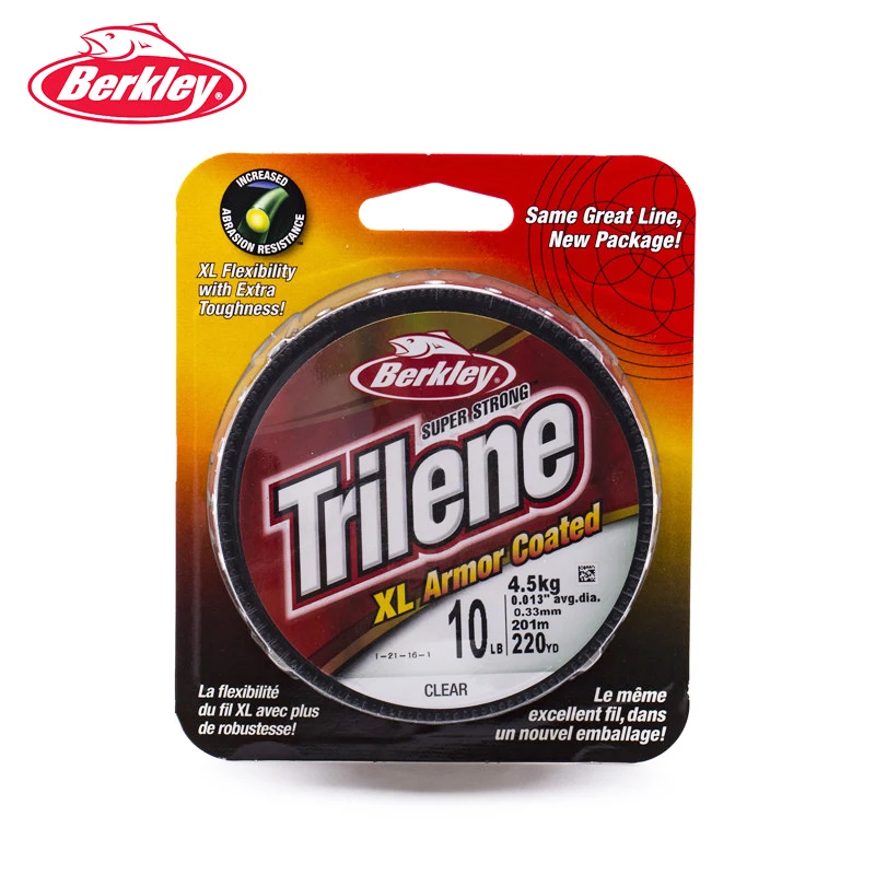 BERKLEY TRILENE XL Armor Coated 14 lb FISHING LINE 220 yds Green Super Strong