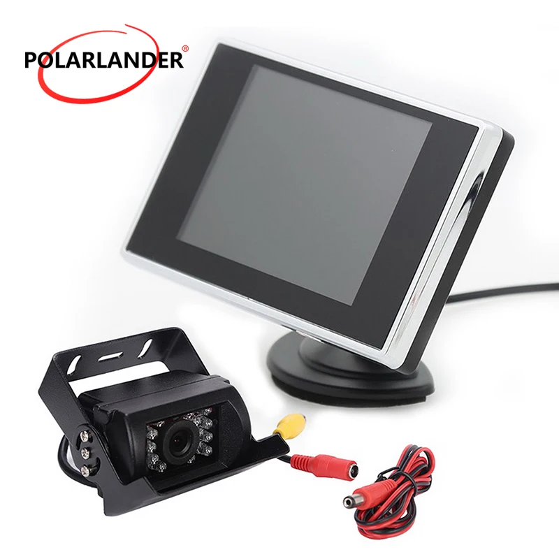 

Backup Camera Backup Camera for Bus 3.5" Auto TV car Screen Parking Reverse Monitor TFT LCD Car Monitor Rear View Camera