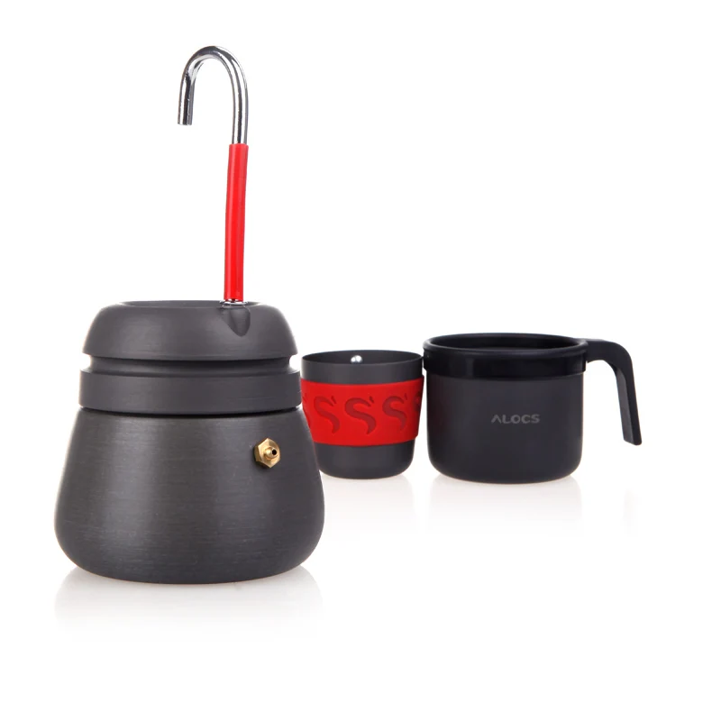 

ALOCS 350ml Outdoor camping hiking ourdoor coffee stove coffee maker travel use portable coffee pot