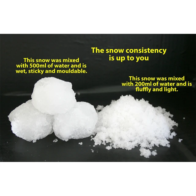 10PCS Powder White Fake Snow Slime Best Slime Cloud Slime Frozen Birthdays Looks Feels Like Real Snow for Christmas Decoration