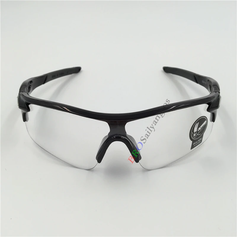 UV400 спортивные очки, ветрозащитные очки для горного велосипеда, велосипедные очки, солнцезащитные очки, es Gafas Ciclismo, мужские и женские велосипедные очки es - Цвет: Прозрачный