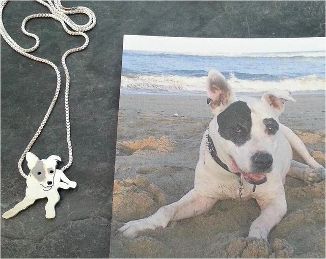 Buy Personalized Dog Necklace With Name, Custom Pet Necklace, Engraved Dog  Necklace, Pet Memorial Jewelry, Dog Breed Silhouette Necklace Online in  India - Etsy