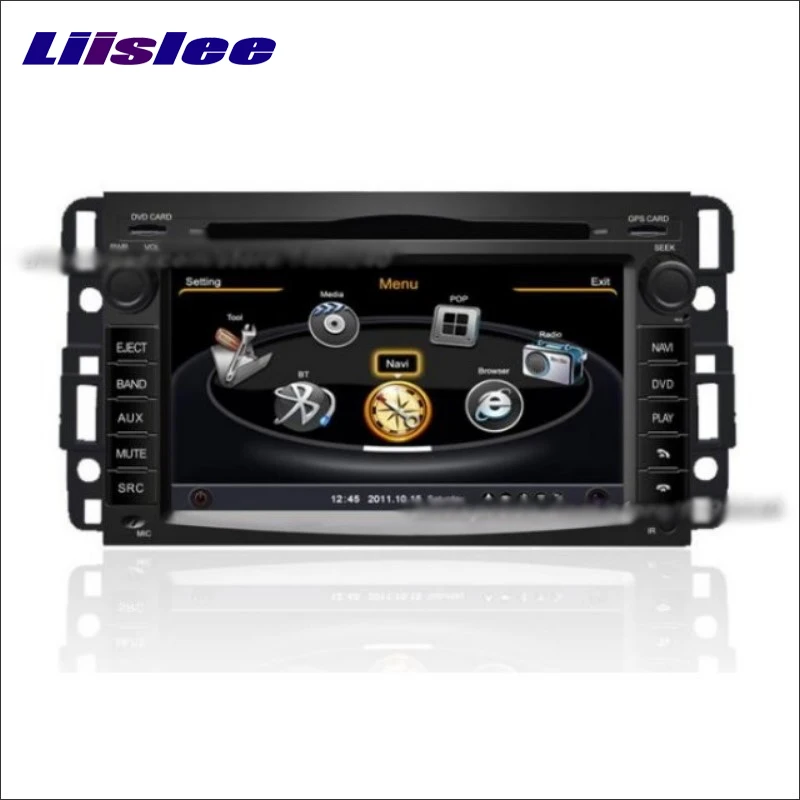 Best Liislee For Chevrolet Silverado 2007~2011 Indash GPS Nav Navigation DVD Player Radio Stereo BT iPod WIFI S160 Multimedia System 2