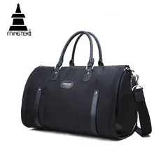 Nylon Folding Travel Bag Hand Luggage Business Waterproof Shoulder Suit Bags Large Capacity Tote Foldable Duffle Bag Unisex