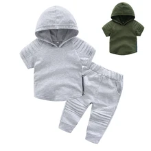 Conjunto de roupas infantis fofas e casuais para meninos, camiseta do amor você, blusa e calça, conjuntos de roupas para crianças, 2019 roupas de menino