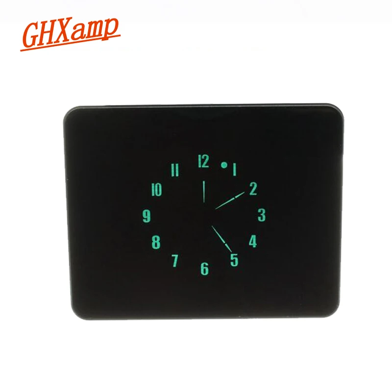  GHXAMP VFD Pointer Time Clock With light-sensing Automatic Brightness Adjustment DC 5V Aluminum Man