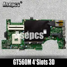 Asepcs G73SW Материнская плата Asus G73S G73 G73SW Материнская плата ноутбука HD3000 полностью протестирована HM65 Поддержка 3D GT560M 4* слотов для карт REV2.0