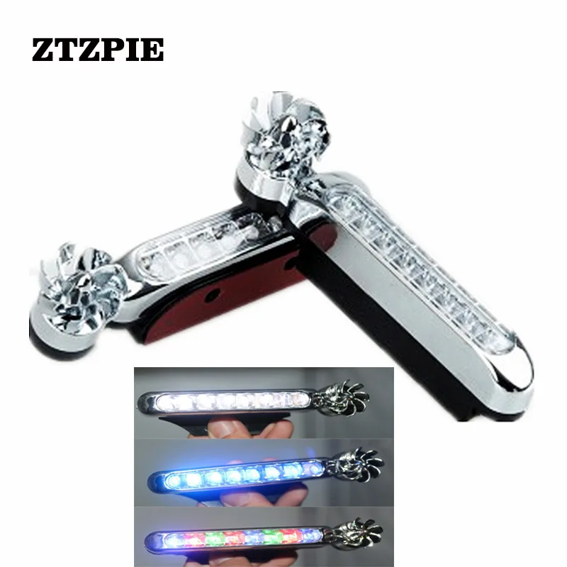 

ZTZPIE Car Network Light LED Wind Daytime Running Light Headlight Auxiliary Light Decorative Wind Energy Lamp Wind Assist Light