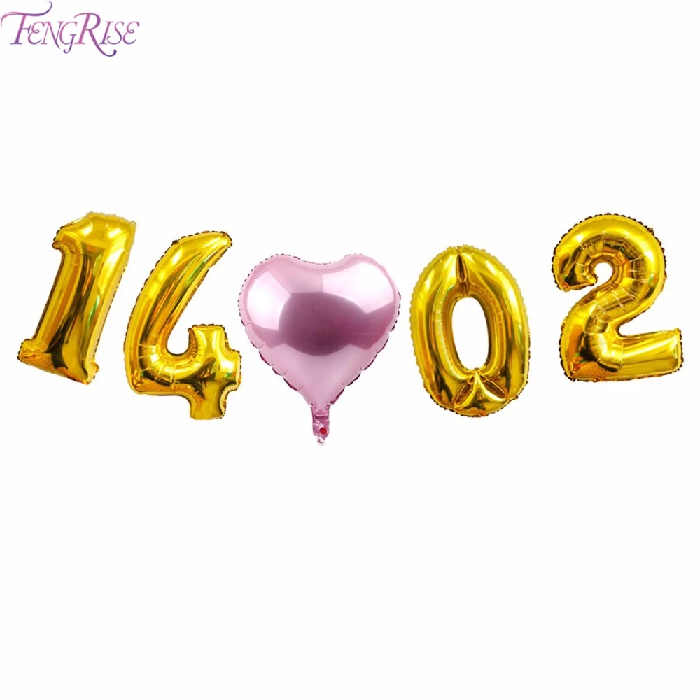 Fengrise Wedding Balloons 18 32inch Aluminium Foil Balloons Customized Save The Date Sign Wedding Decor Birthday Party Supplies Supplies Party Supplies Wedding Aliexpress