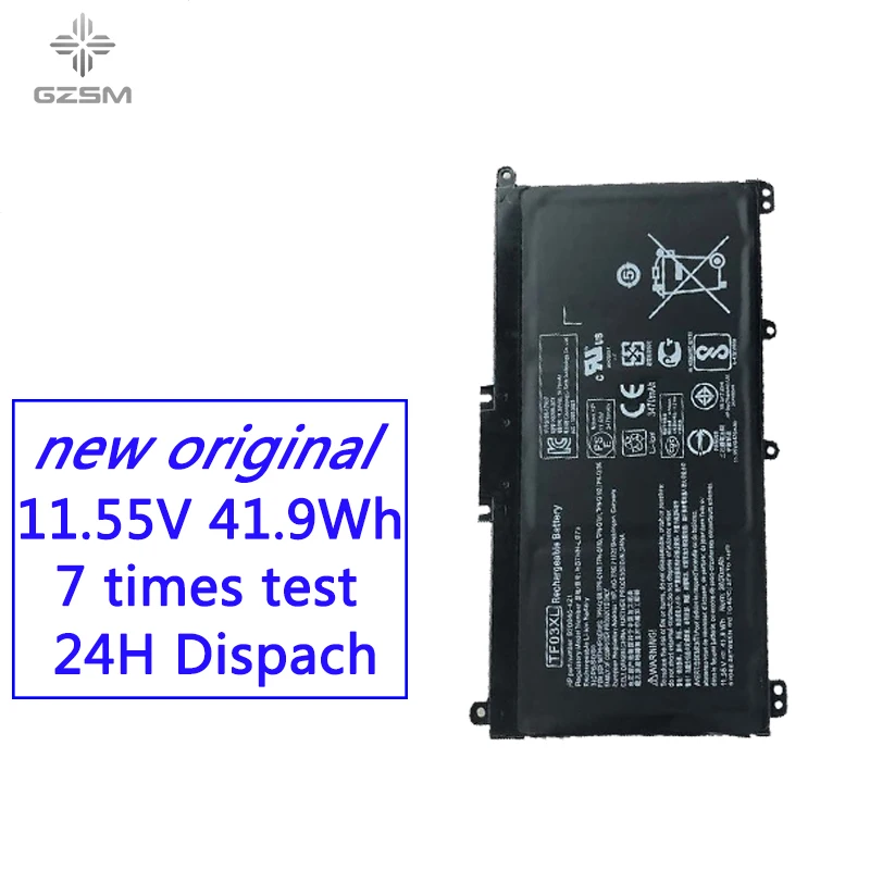 

GZSM laptop battery TF03XL HSTNN-LB7J battery for laptop HSTNN-LB7X For HP Pavilion 15-CD 920046-421 920070-855 battery