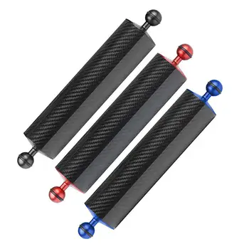 

5/8/10/12 Inch Carbon Fiber Float Buoyancy Aquatic Arm Dual Ball Floating Arm Diving Camera Underwater Diving Tray