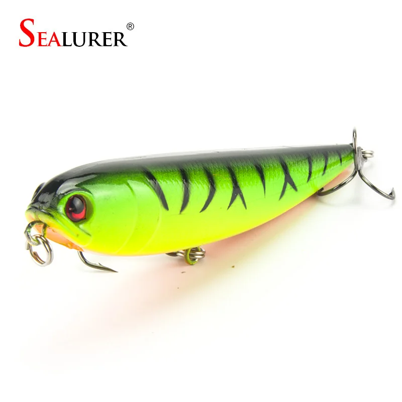 SEALURER Topwater рыболовные приманки плавающий воблер 11 см длина 20 г 4 # крючки Bionic Pesca