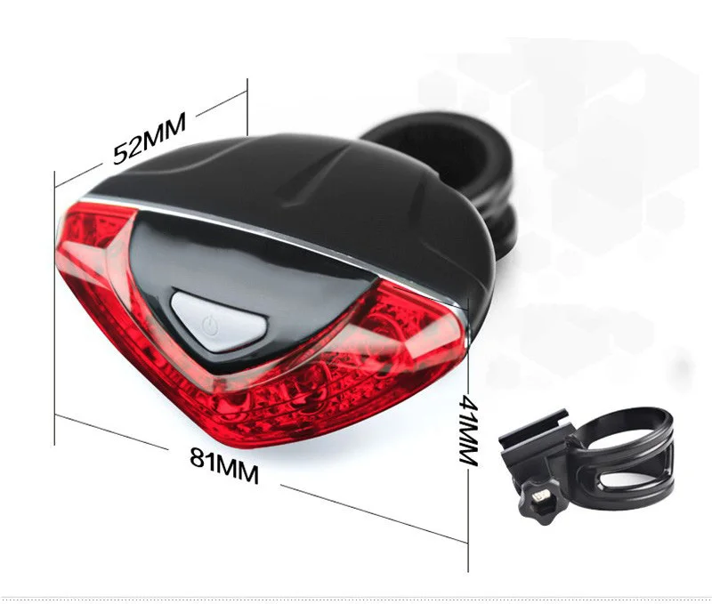 Flash Deal Bicycle Rear Tail light Red LED Flash Lights Cycling Night Safety Warning Lamp Bike Outdoor tail light Accessories 7