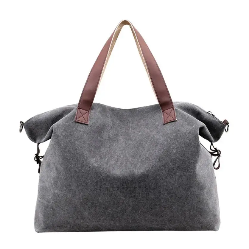 High Quality Women Canvas Messenger Bags Vintage Canvas Tote Handbags