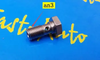 Parafuso de aço inoxidável 3/8unf rosca an3 an-3 -3an banjo parafuso adaptador montagem
