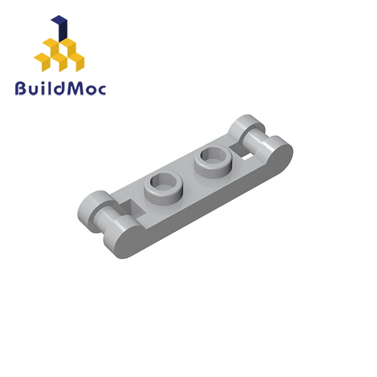 BuildMOC совместимый Legoing18649 1x2 для строительных блоков части DIY логотип