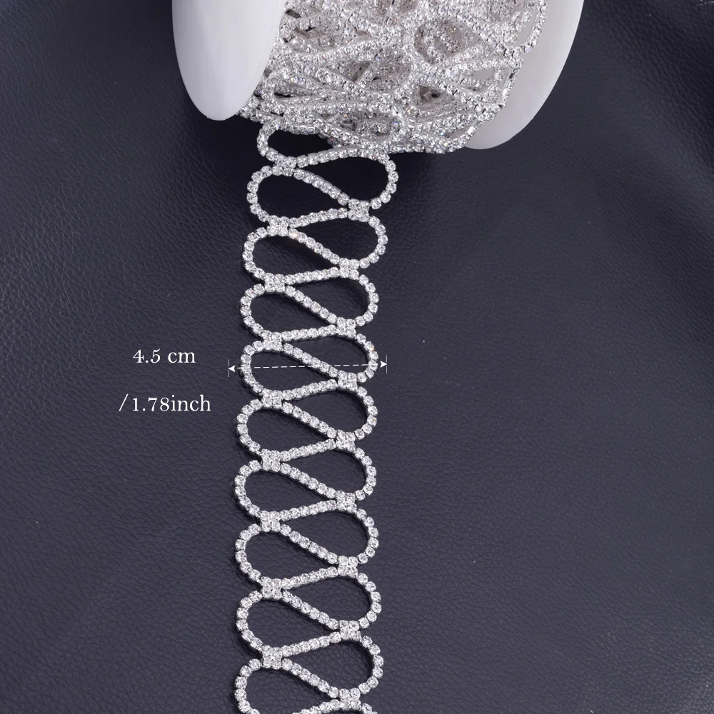 Rhinestone trim patch HF-3295 (5)