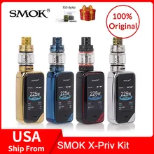 Original SMOK X-Priv Kit 225W with TFV12 Prince Tank 8ml +Q4/T10 Coils For Electronic Cigarette x priv vape kit VS G-PRIV 2/MAG Original SMOK X-Priv Kit 225W with TFV12 Prince Tank 8ml +Q4/T10 Coils For Electronic Cigarette x priv vape kit VS G-PRIV 2/MAG