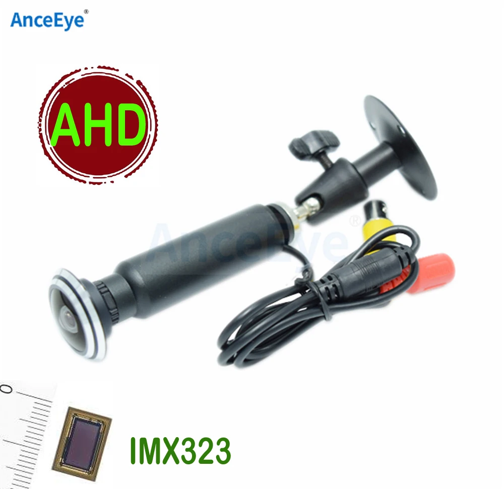 Мини камера видеонаблюдения AnceEye 1080P IMX323 + NVP2441H 0.001LUX WDR BLC AHD широкоугольная