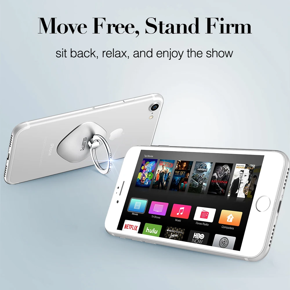 ESR Finger Ring Holder for Samsung S9 360 Degree Mount Holder Stand Mobile Phone Finger Phone Stand for iPhone X 8 7 6 Tablet ESR Finger Ring Holder for Samsung S9 360 Degree Mount Holder Stand Mobile Phone Finger Phone Stand for iPhone X 8 7 6 Tablet
