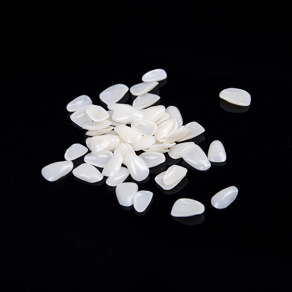 

50Pcs/Bag Dental Ultra Thin Whitening Veneers Resin Teeth Anterior Temporary Health Ultra-Thin Resin Teeth Porcelain