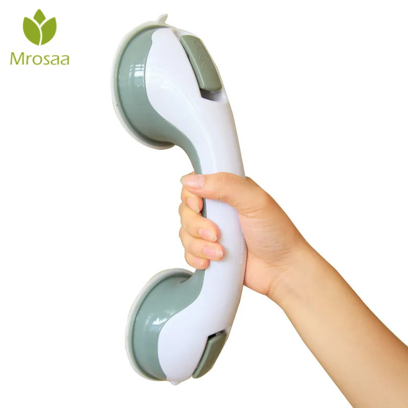 Лидер продаж! Mrosaa Ванная Комната Захватить Туалет ручка поручень ручка SPA для ванной душ ванна детская безопасность помогая вакуумной присоской - изображение