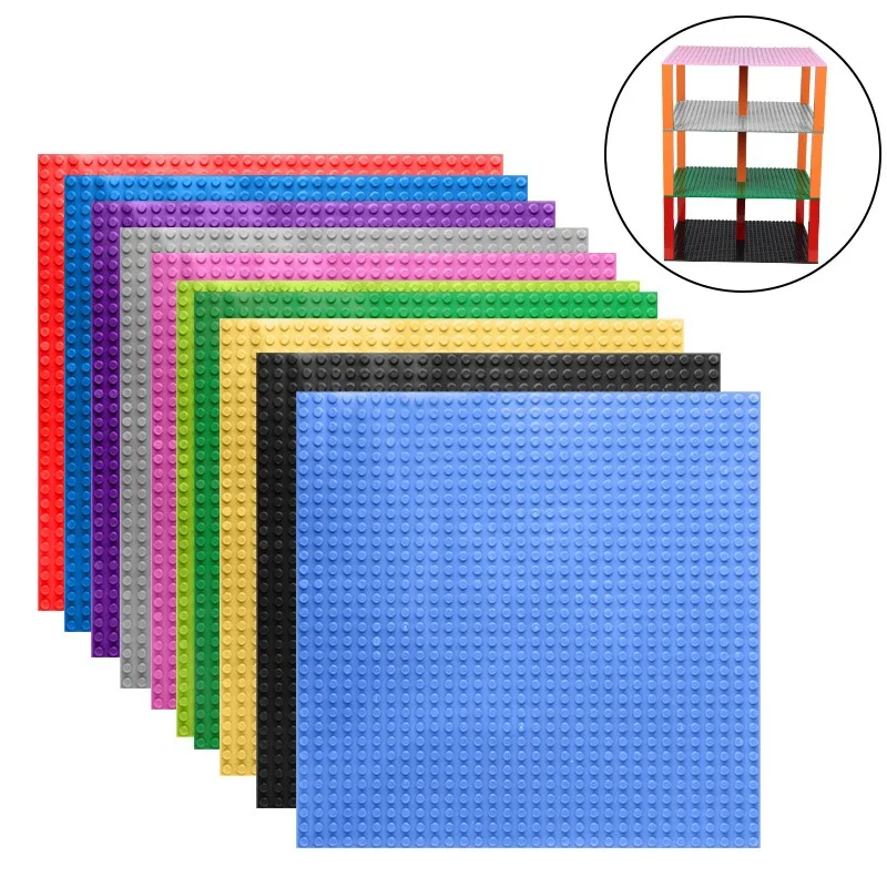 

1PC QMXD 8 colors Small Blocks Base Plate Building Blocks DIY Education Toys 32x32 Anime Action Figures Floors Compatible with