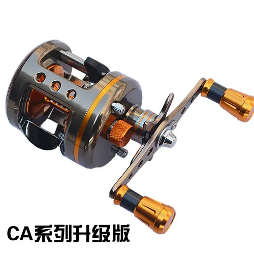 Best price at $132 Cheap CA Series upgrade GS6000 type 8 + 1BB whole gold mine drum Wheel snakehead fish reel Leiqiang