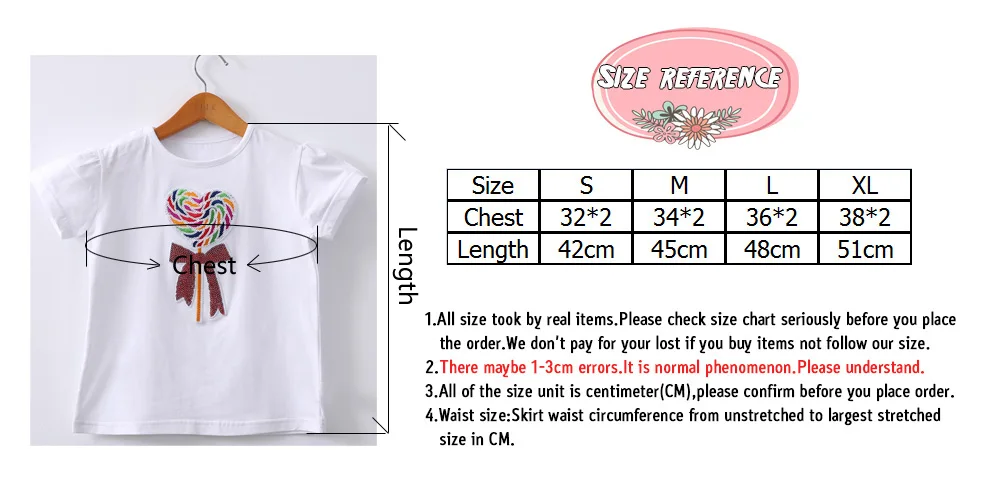 French Fries Size Chart