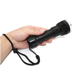 

1200LM XM-L2 LED Waterproof 100m Underwater Diving diver 26650 Self-defense Flashlight Torch Lamp Light
