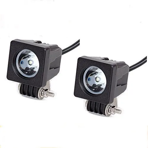 

2pcs 10w led work light bar Square spot/flood beam for Motorcycle OffRoad 4x4 car Truck SUV ATV led light led 12v auto