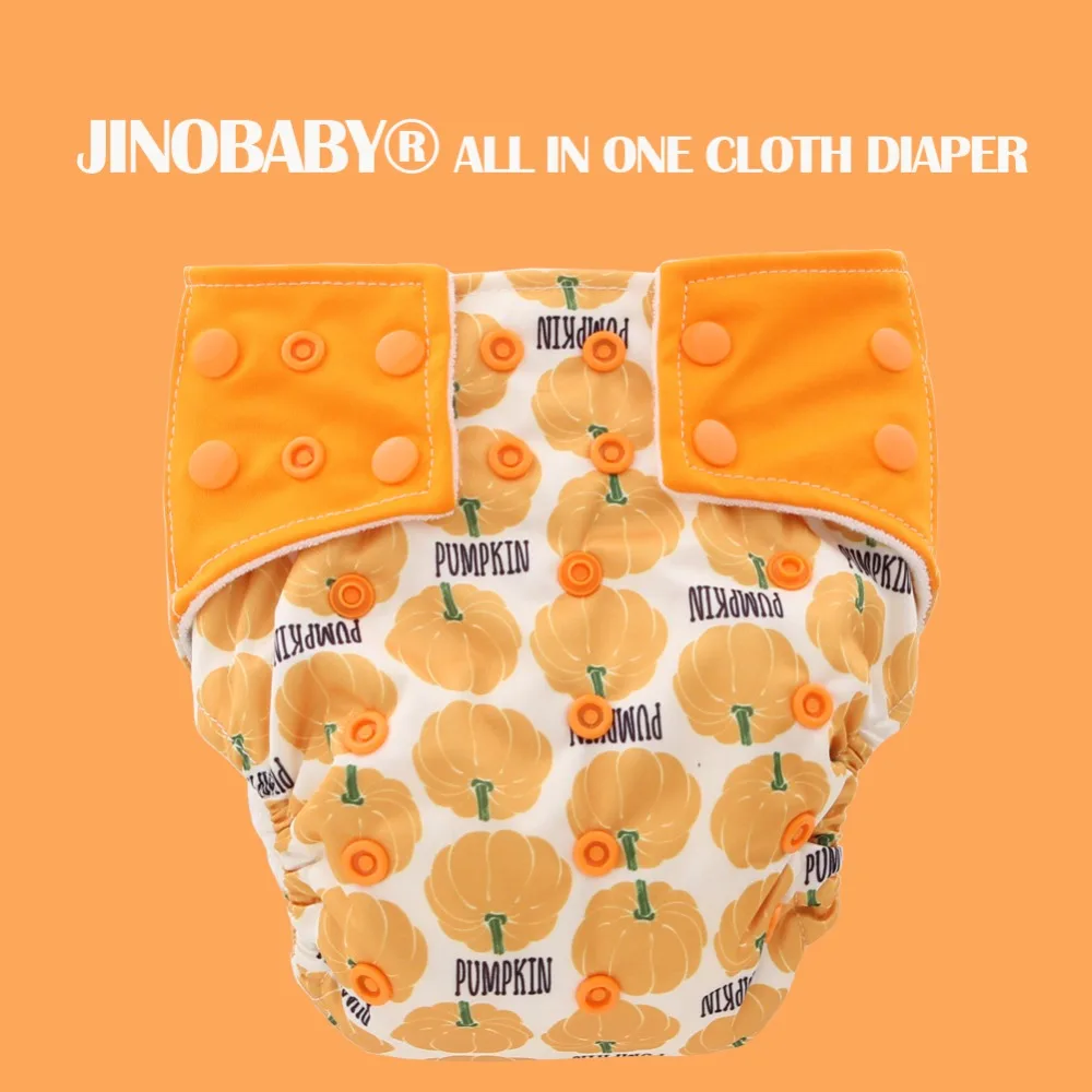 

Hey Pumpkin Baby Aio Bamboo Reusable Baby Diapers Jinobaby (1PCS AIO+1PCS INSERT)