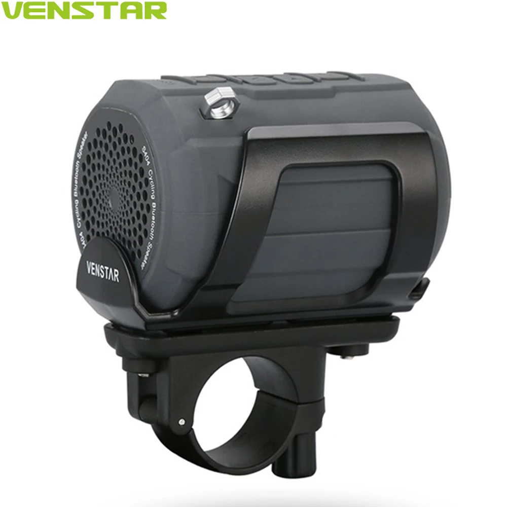 VENSTAR S404 Sport Portable Bluetooth Speaker with Remote Controller Metal Hook Loop for Outdoor Sports Travel