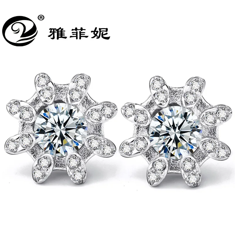925 sterling silver jewelry auger girls Christmas earrings amazon cross-border accessories undertakes to wholesale Fashion Jewelry
