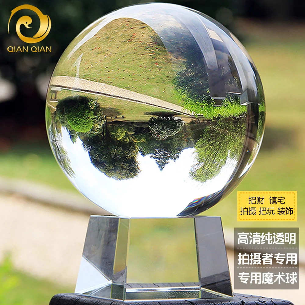 white crystal balls home living Fortune office decorates room entrance