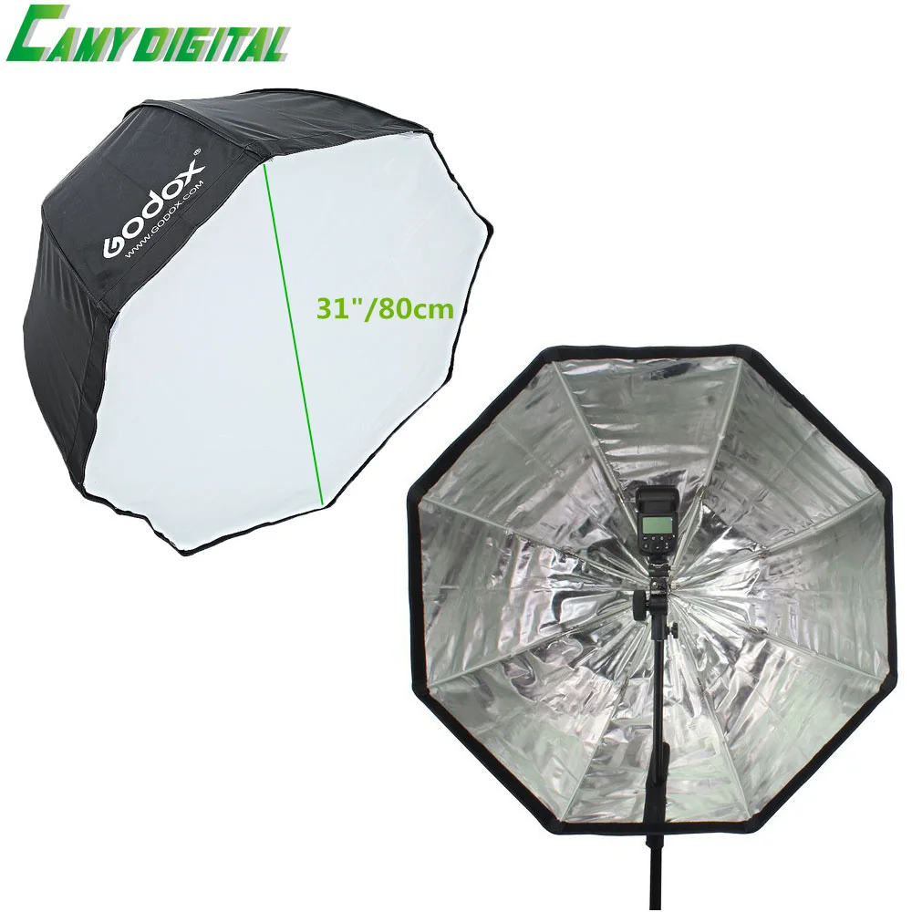 Umbrella Softbox Godox Convenient Octagonal Softbox 31"/80cm Umbrella