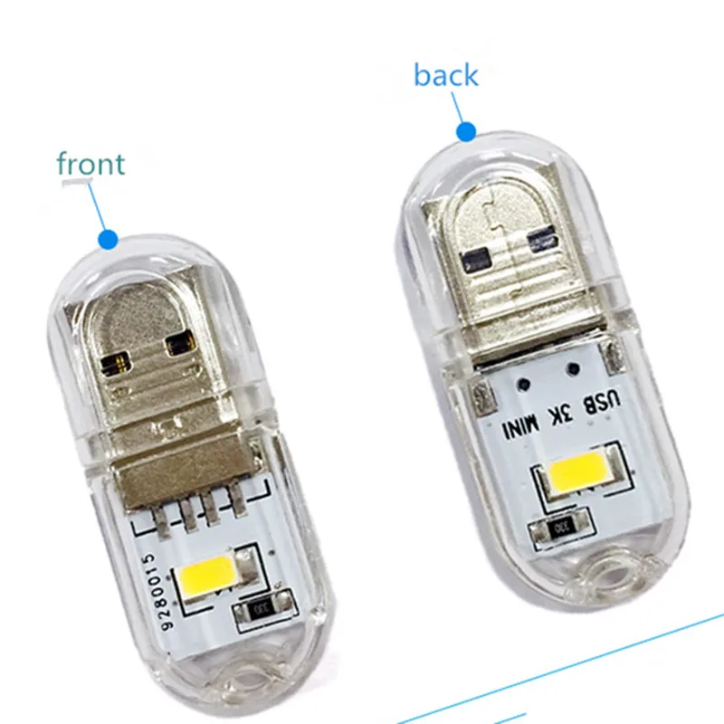 YIYANG мини Портативный USB светодиодный светильник 5V Двусторонняя супер яркая книга светильник лампа для чтения Мощность банка портативных ПК Тетрадь