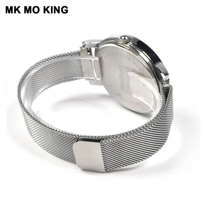Роскошный Миланский магнитный ремешок из нержавеющей стали для Cartier Samsung S3 S2 Huami DW