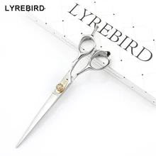 

Lyrebird HIGH CLASS Professional hair shears 7 INCH Silvery dog hair grooming shears Pet hair cutting scissors NEW