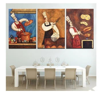 

Bakery kitchen man Triptych Modern Embroidery,5D,Diamond Painting Cross Stitch,3D,Diamond Mosaic,Needlework,Crafts, Z422
